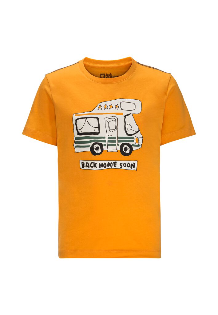 152 & sustainable T-shirt - pop WOLF VAN Kids\' - – orange B JACK WOLFSKIN T