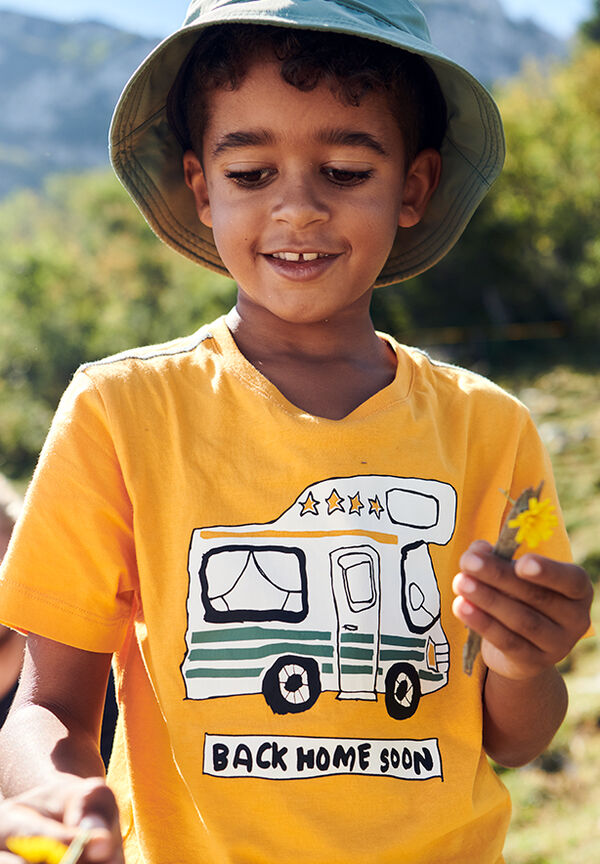 - T B pop WOLFSKIN 152 & WOLF T-shirt JACK - orange – Kids\' sustainable VAN
